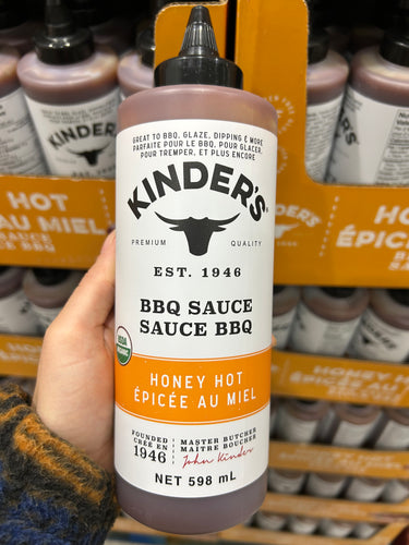 Image of Kinders Honey Hot BBQ Sauce - 1 x 598 ML